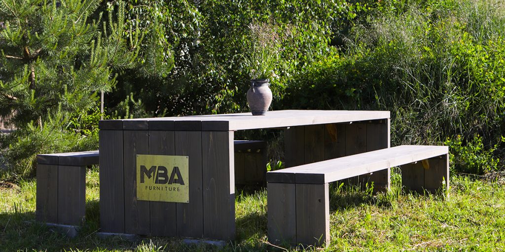 Terrassemøbler produserer og montering - MBA Møbler